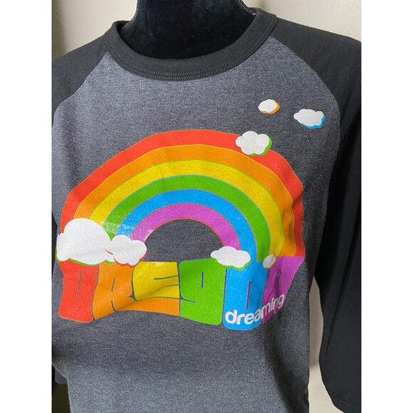 Little Bay Root "Oregon Dreaming" Baseball Tee M - Picture 1 of 5